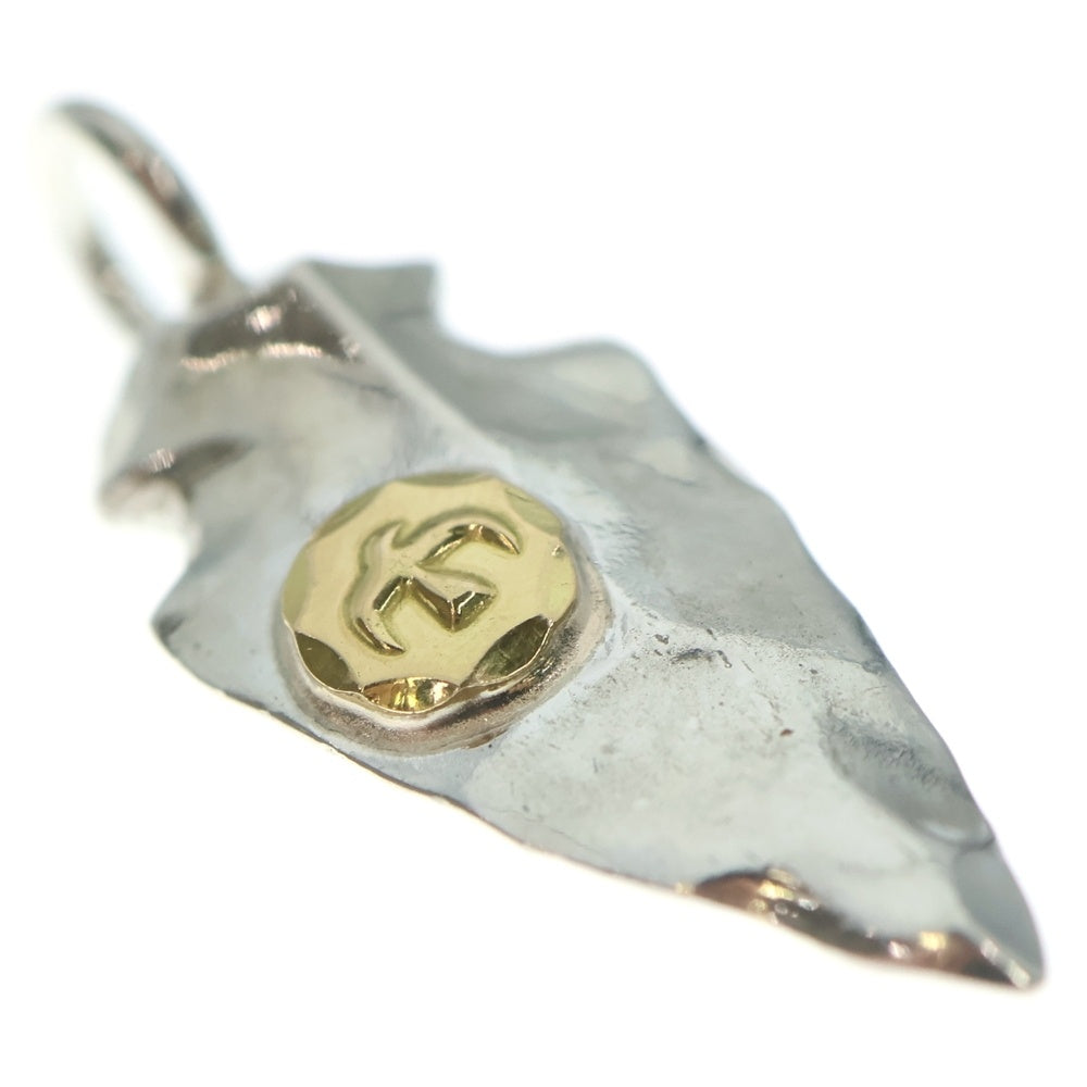 goro's(ゴローズ) メタル付き矢じり小 ペンダントトップ シルバー/ゴールド