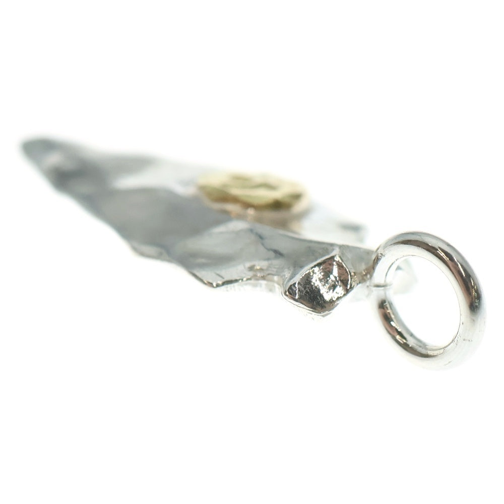 goro's(ゴローズ) メタル付き矢じり小 ペンダントトップ シルバー/ゴールド