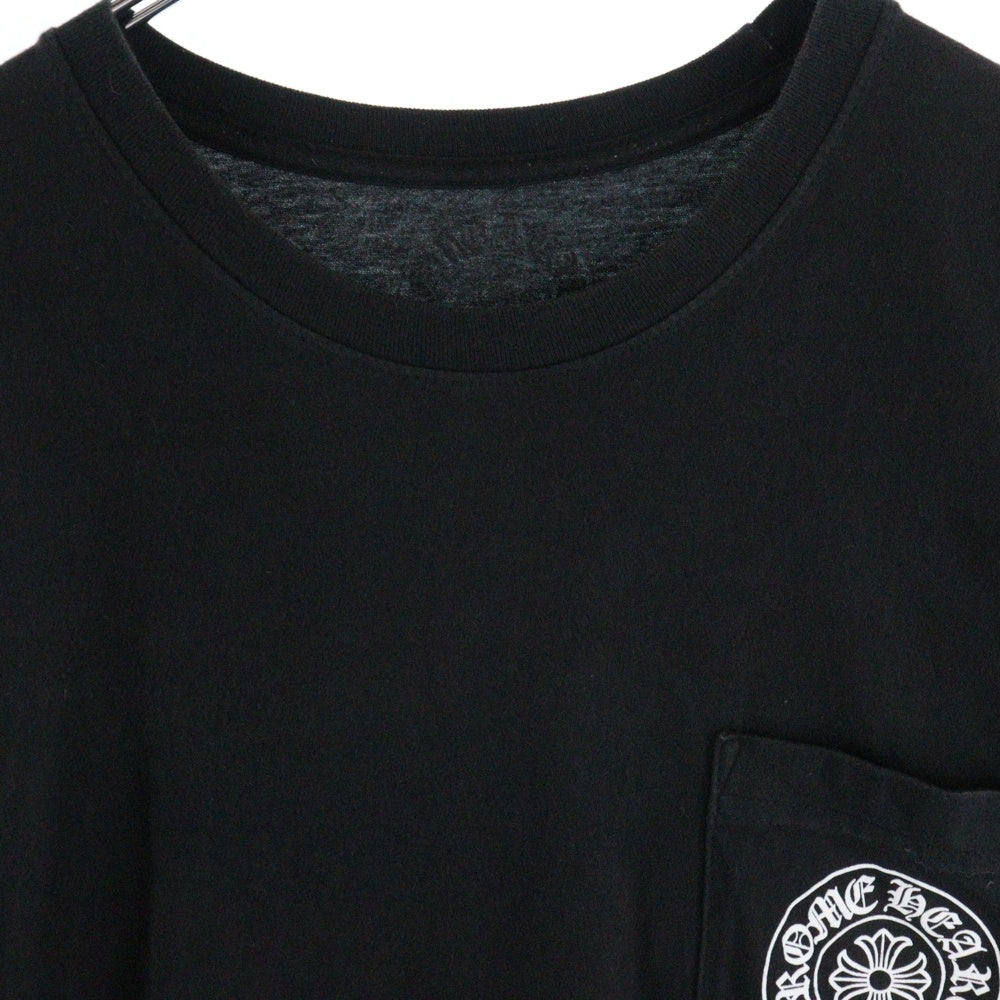 CHROME HEARTS(クロムハーツ) Horseshoe Tee ホースシューロゴ クルーネック半袖Tシャツカットソー ブラック