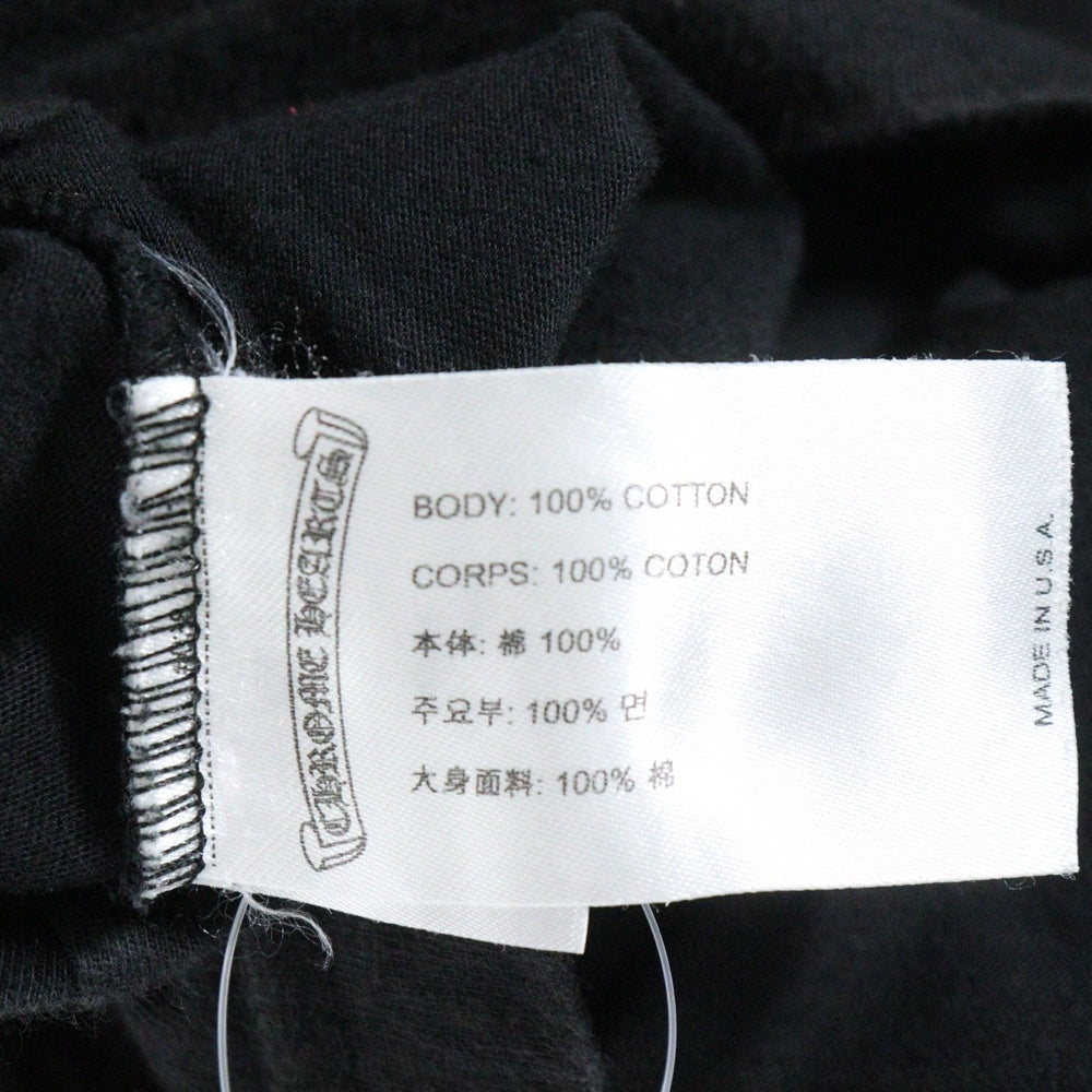 CHROME HEARTS(クロムハーツ) Horseshoe Tee ホースシューロゴ クルーネック半袖Tシャツカットソー ブラック