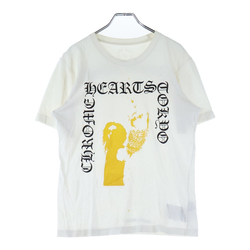 CHROME HEARTS(クロムハーツ) CH T-SHRT LTD 青山20周年リチャードプリント 半袖Tシャツ ホワイト