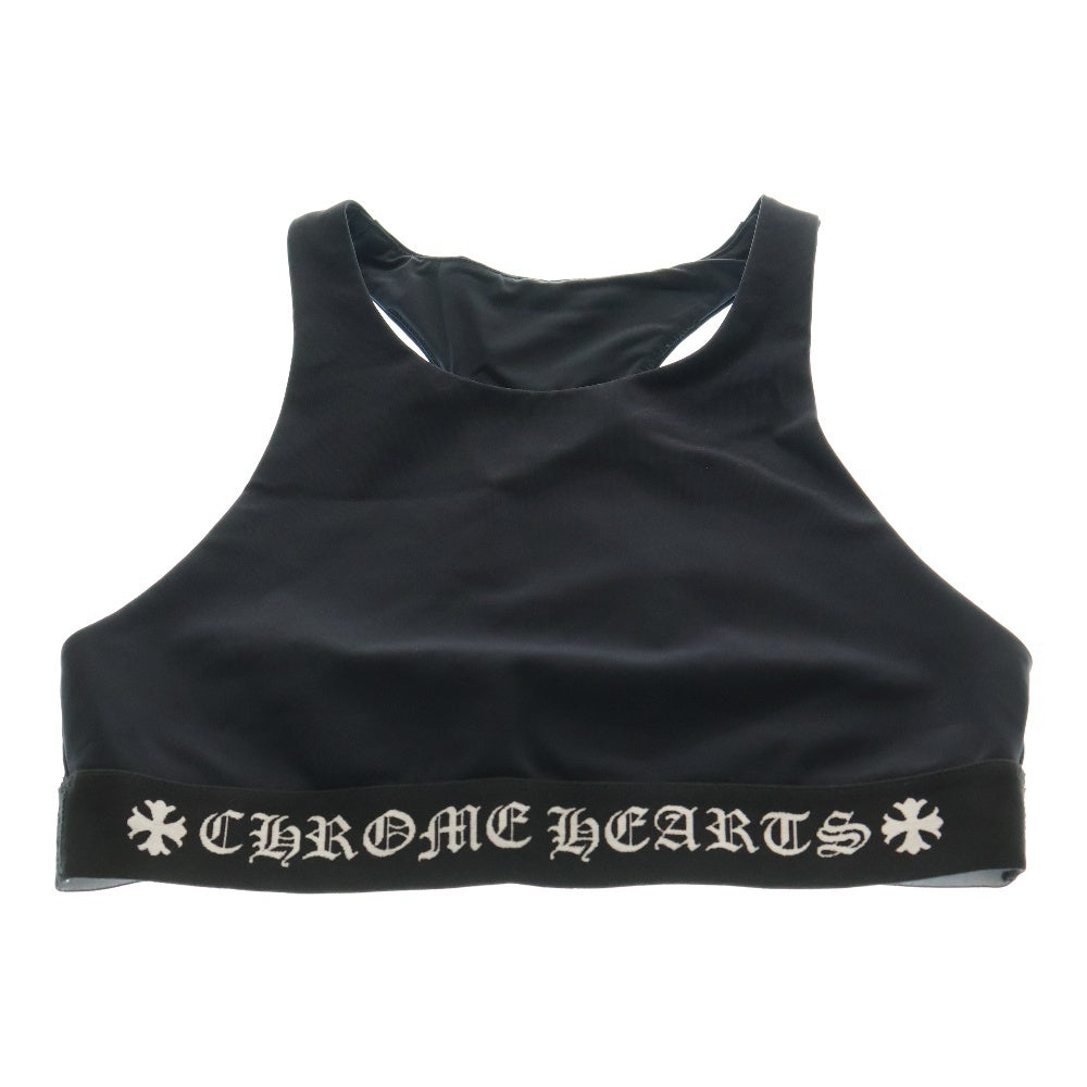 CHROME HEARTS(クロムハーツ) CH Logo YOGA WEAR Sports Bra Size S クロムハーツ CHロゴ ヨガウェア スポーツブラ ブラック レディース