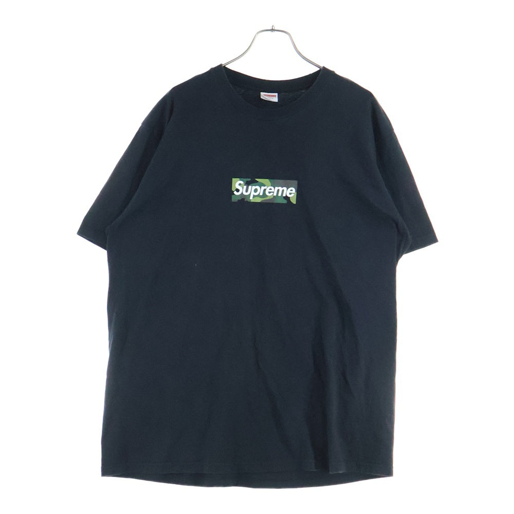 SUPREME(シュプリーム) 23AW Box Logo Tee Camo カモフラージュ 迷彩 ボックスロゴ クルーネック 半袖Tシャツ カットソー ブラック
