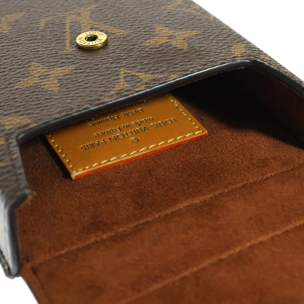 LOUIS VUITTON(ルイヴィトン) ボックス フォンケース スマホケース ポーチ モノグラム ブラウン M68523