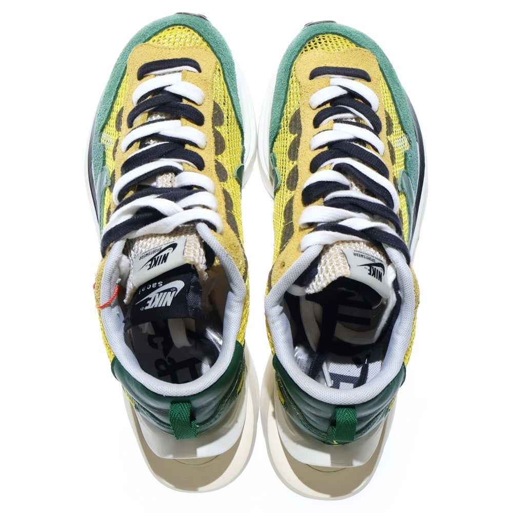 NIKE(ナイキ) ×sacai Vapor Waffle Tour CV1363-700 サカイ ヴェイパー ワッフル ローカットスニーカー グリーン/イエロー US8/26cm