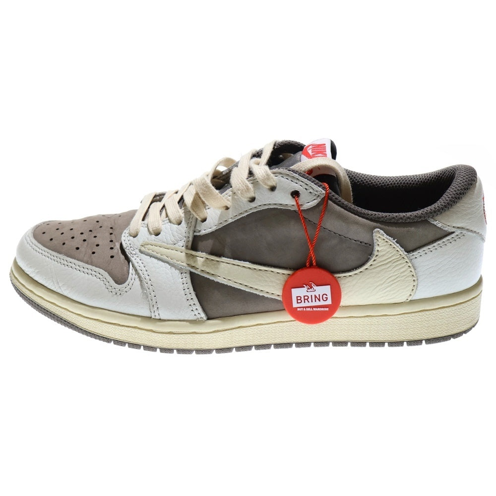NIKE(ナイキ) ×TRAVIS SCOTT AIR JORDAN1 LOW OG SP DM7866-162 トラヴィススコット エアジョーダン1 リバースモカ ローカットスニーカー ベージュ US7.5/25.5cm