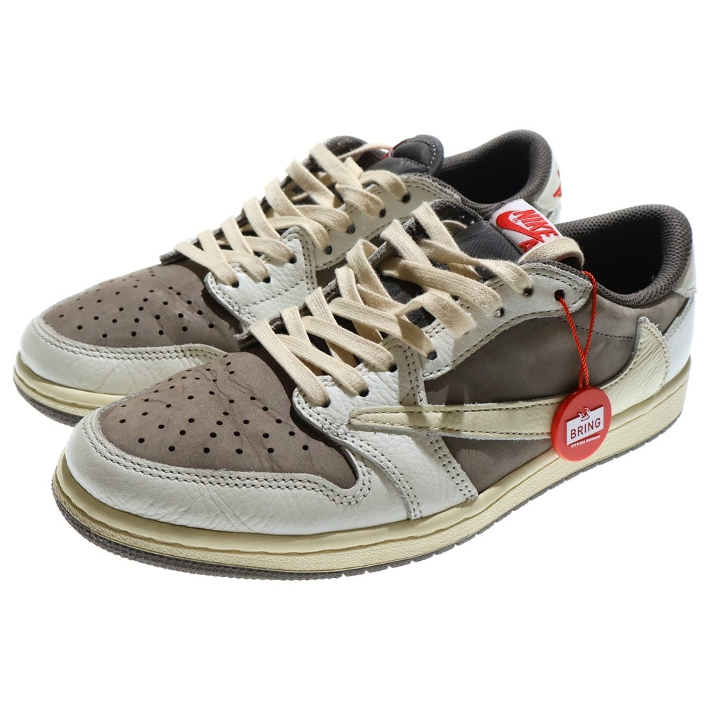 NIKE(ナイキ) ×TRAVIS SCOTT AIR JORDAN1 LOW OG SP DM7866-162 トラヴィススコット エアジョーダン1 リバースモカ ローカットスニーカー ベージュ US7.5/25.5cm