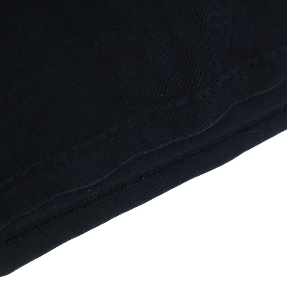 SUBCULTURE(サブカルチャー) Fire Pattern Long T-Shirts 袖 炎デザイン 長袖Tシャツ ブラック