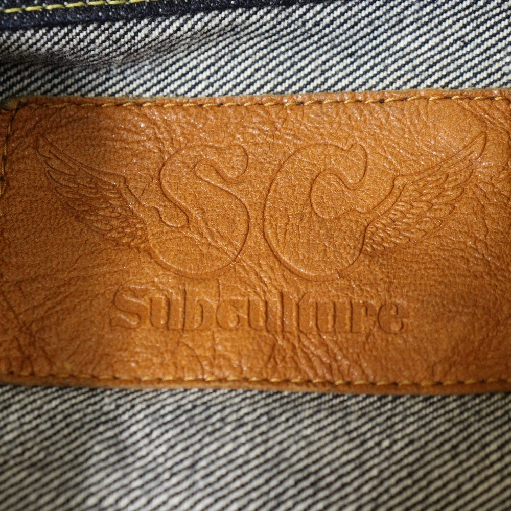 SUBCULTURE(サブカルチャー) S06XX Denim Jacket SCJK-CL07 シンチバック デニムジャケット インディゴ