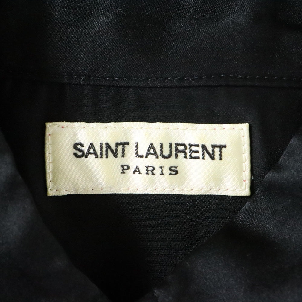 SAINT LAURENT PARIS(サンローランパリ) 16AW SLIM WESTERN SHIRT スリム ウェスタン シャツ ブラック/レッド 433701 Y933M