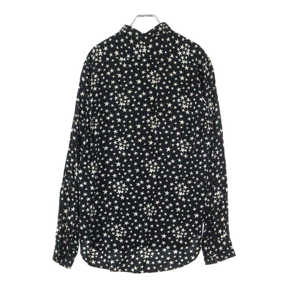SAINT LAURENT PARIS(サンローランパリ) 16AW スター総柄 長袖シャツ ブラック 376934 Y310P