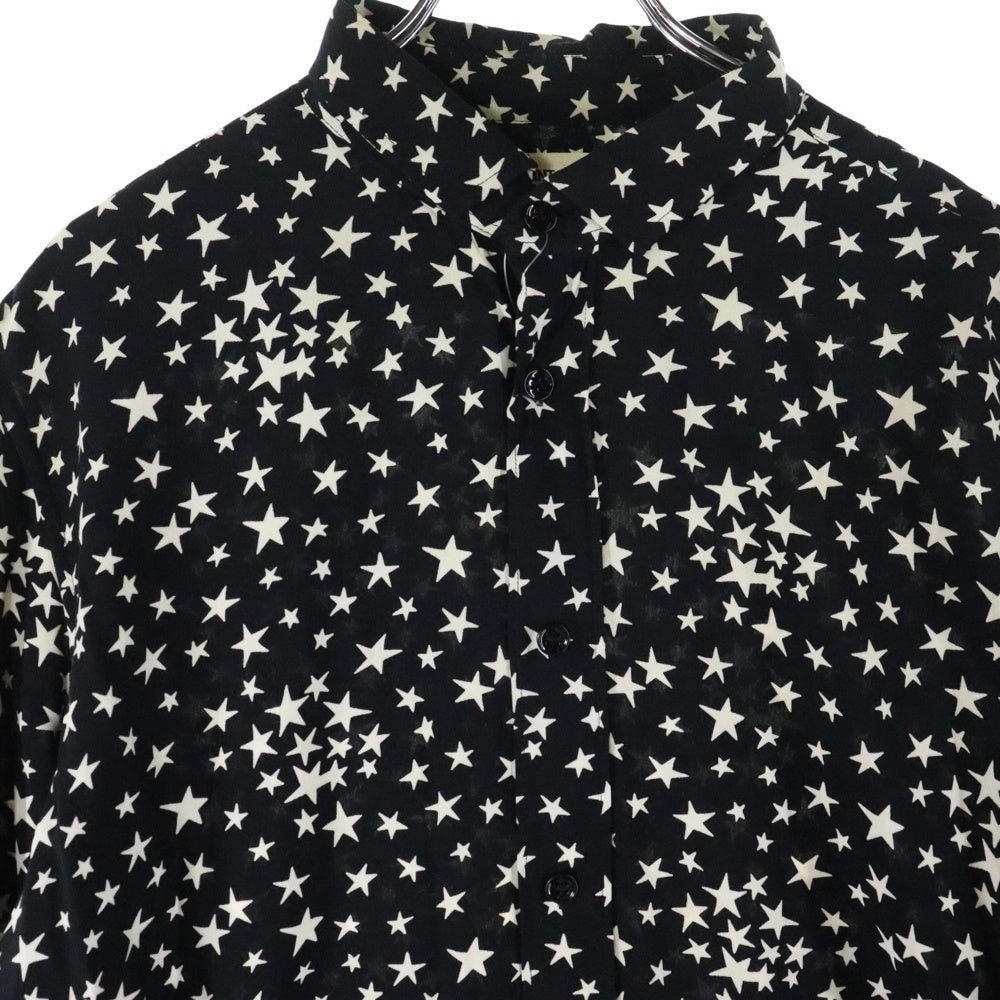 SAINT LAURENT PARIS(サンローランパリ) 16AW スター総柄 長袖シャツ ブラック 376934 Y310P