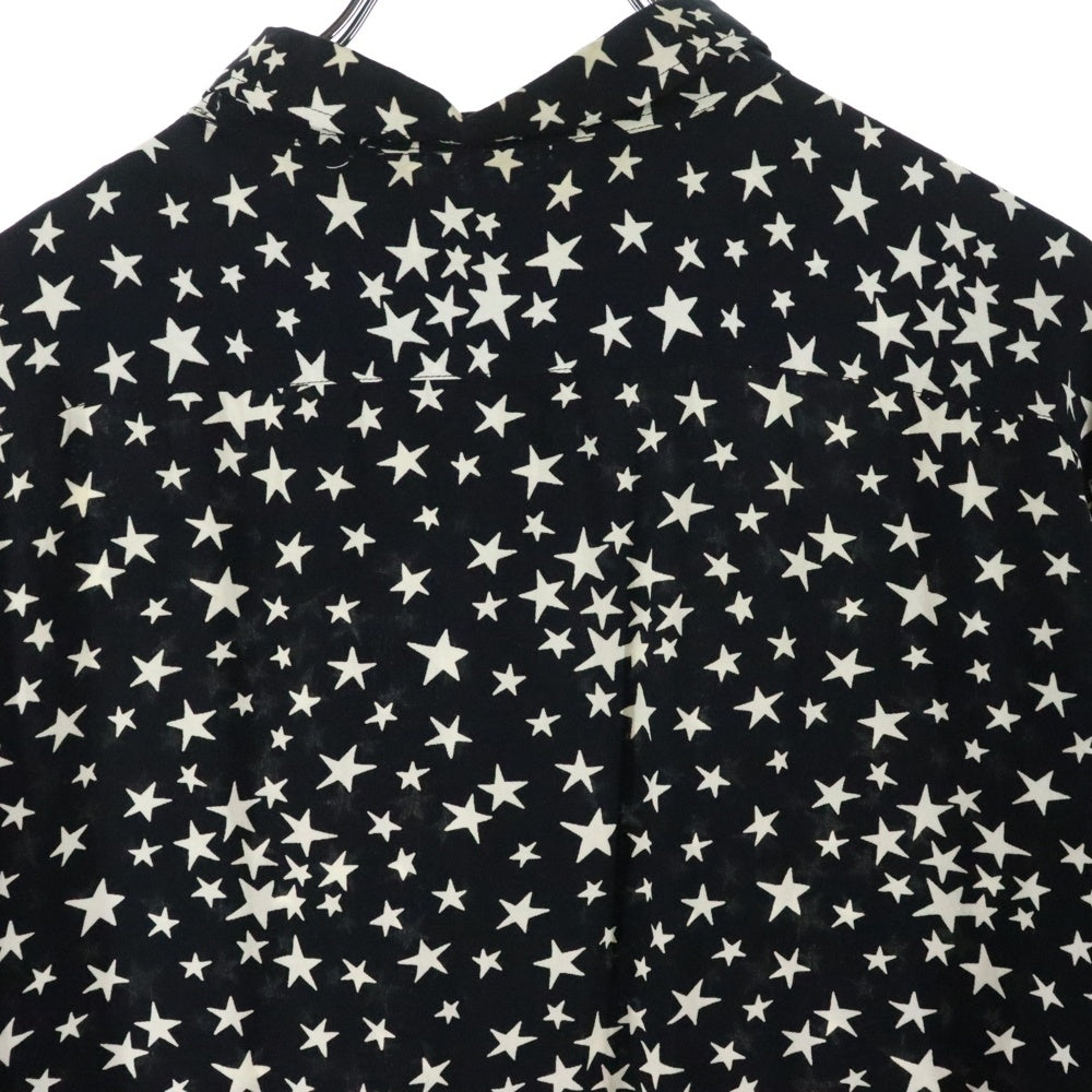 SAINT LAURENT PARIS(サンローランパリ) 16AW スター総柄 長袖シャツ ブラック 376934 Y310P