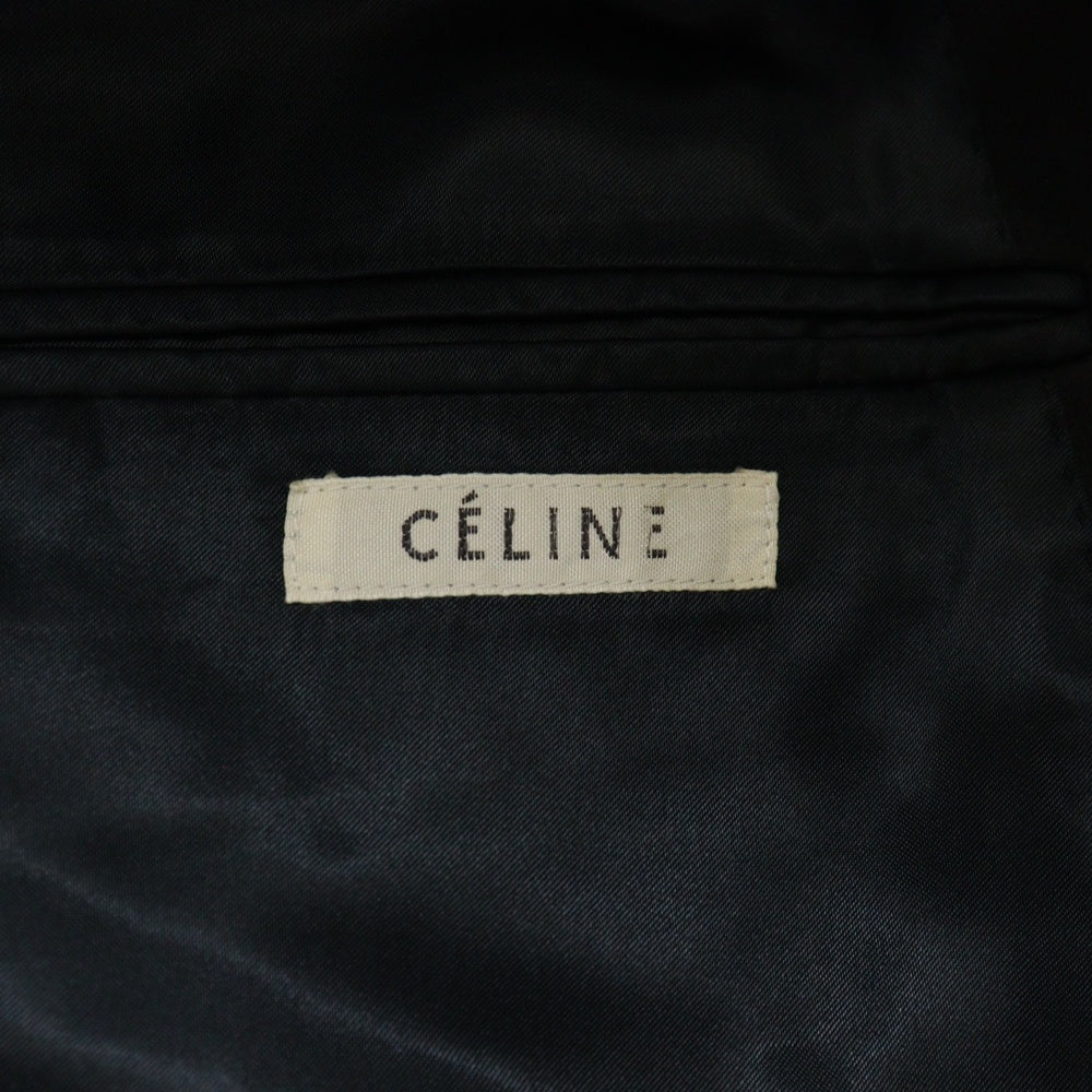CELINE(セリーヌ) フィービー期 クロンビー ロングジャケット ナイロン ブラック 2 8C20/2704