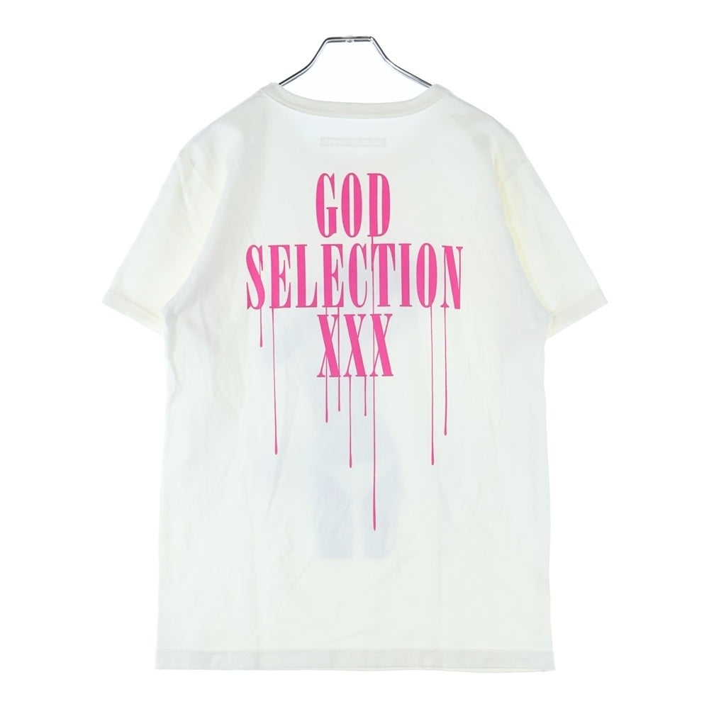 GOD SELECTION XXX(ゴッドセレクショントリプルエックス) ケイトモス プリント クルーネック 半袖Tシャツ ホワイト