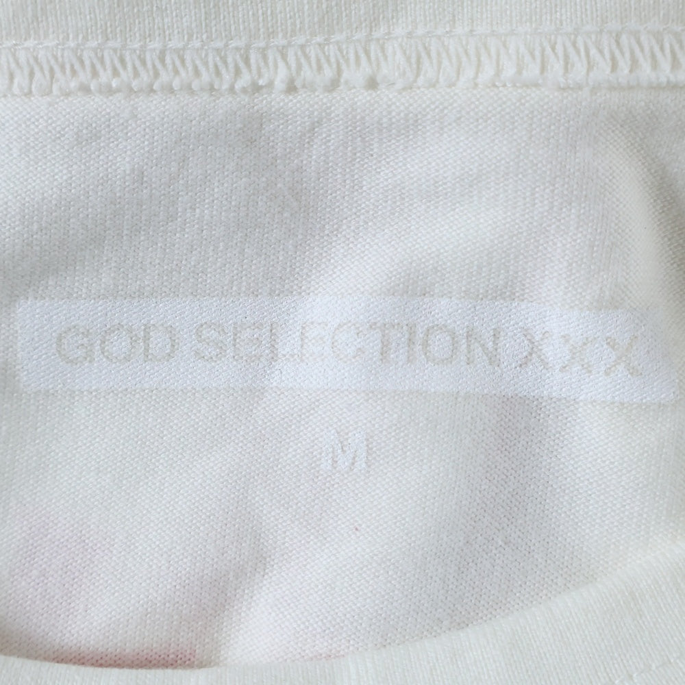 GOD SELECTION XXX(ゴッドセレクショントリプルエックス) ケイトモス プリント クルーネック 半袖Tシャツ ホワイト