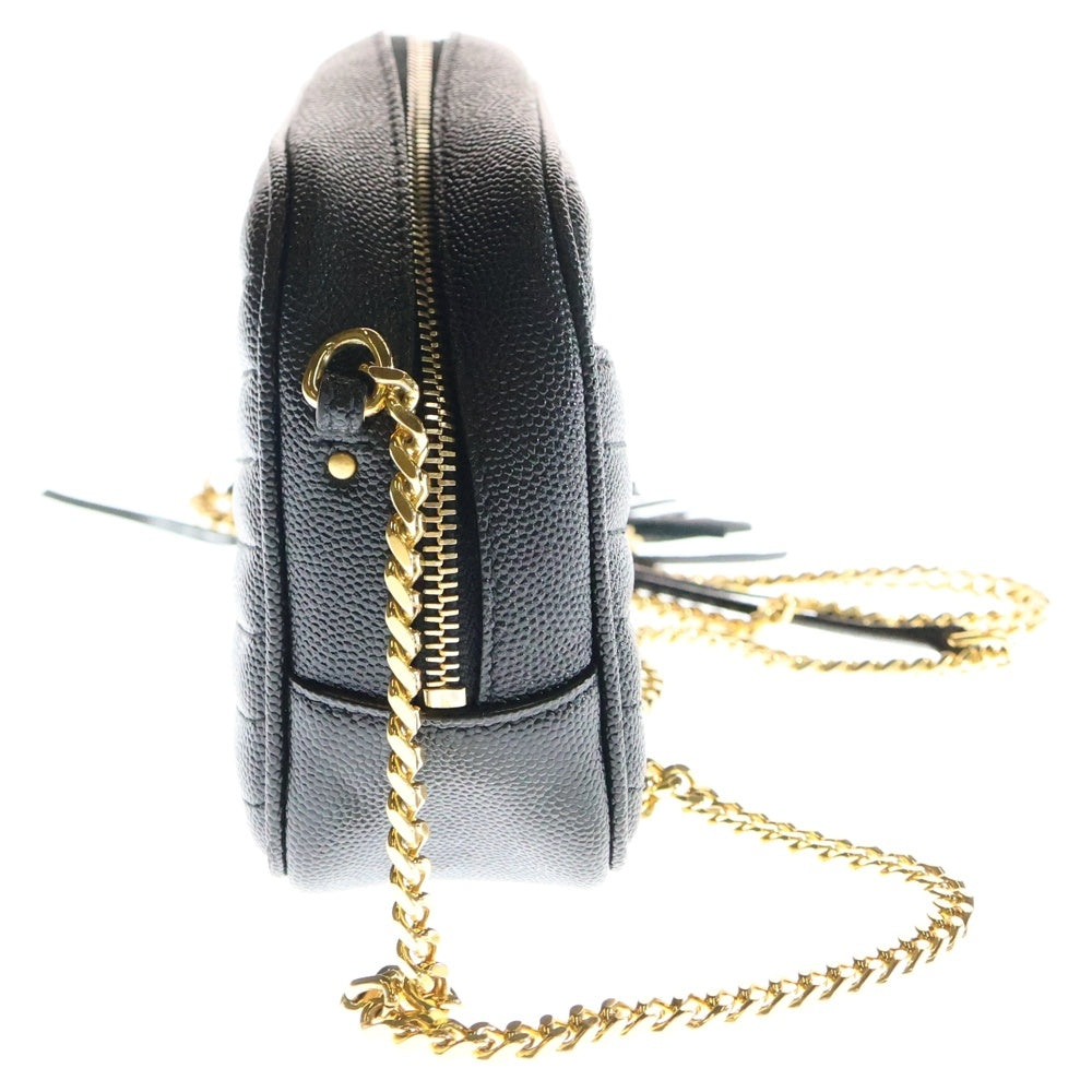 SAINT LAURENT PARIS(サンローランパリ) ルー ミニ ショルダーバッグ ブラック 612579