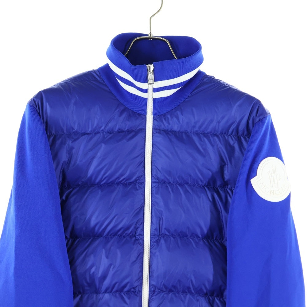 MONCLER(モンクレール) MAGRIA TRICOT CARDIGAN E10919421300 C9001 マグリア トリコ カーディガン ナイロン ダウンジャケット ブルー