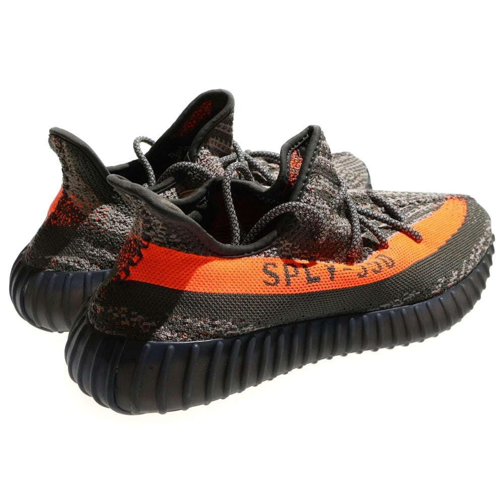 adidas(アディダス) YEEZY BOOST 350 V2 CABON BELUGA HQ7045 イージーブースト 350 V2 カーボンベルガー ローカットスニーカー グレー/オレンジ US10.5/28.5cm