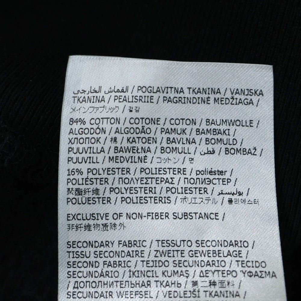 SUPREME(シュプリーム) 24SS ×MM6 Maison Margiela Foil Box Logo Hooded Sweatshirt メゾンマルジェラ ボックスロゴ スウェットプルオーバーパーカー ブラック