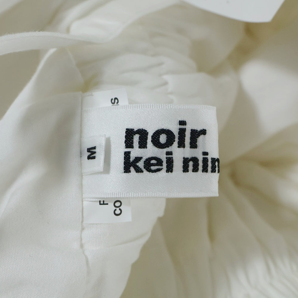 NOIR KEI NINOMIYA(ノワール ケイニノミヤ) 25SS パフスリーブワンピース ホワイト レディース 3O-O009