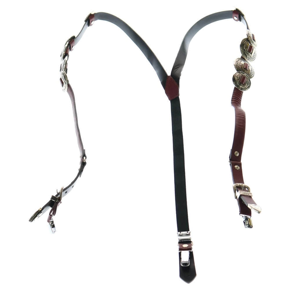 TOGA PULLA(トーガ プルラ) コンチョ サスペンダー ボールド