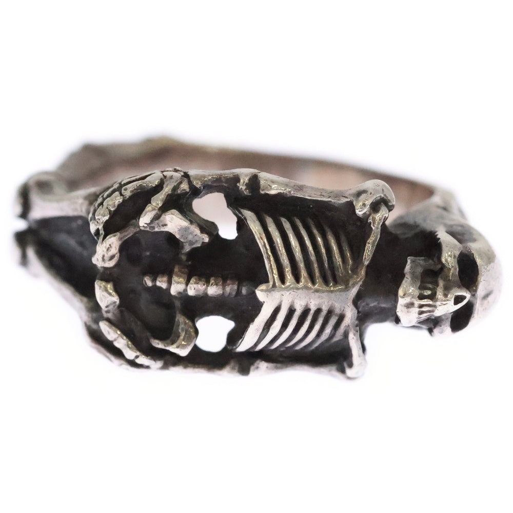 CRAZY PIG(クレイジーピッグ) SID RING スカルデザイン シドリング シルバー