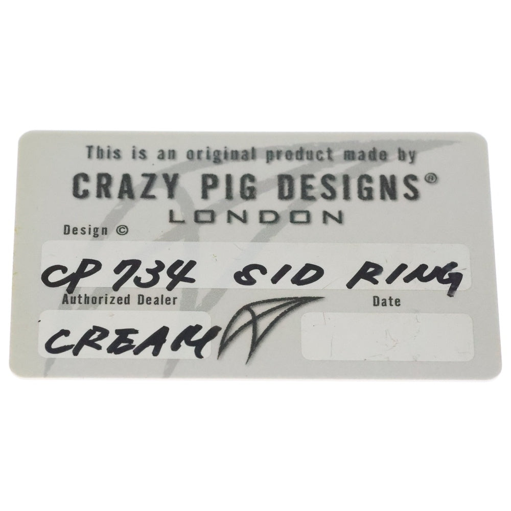 CRAZY PIG(クレイジーピッグ) SID RING スカルデザイン シドリング シルバー