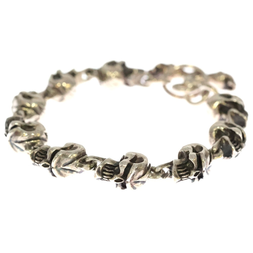 CRAZY PIG(クレイジーピッグ) GRIN SKULL BRACELET グリンスカル ブレスレット シルバー