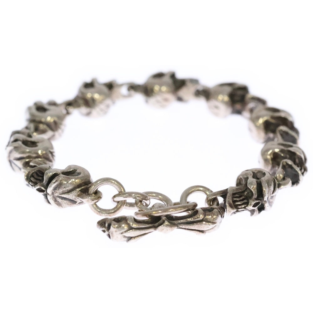 CRAZY PIG(クレイジーピッグ) GRIN SKULL BRACELET グリンスカル ブレスレット シルバー