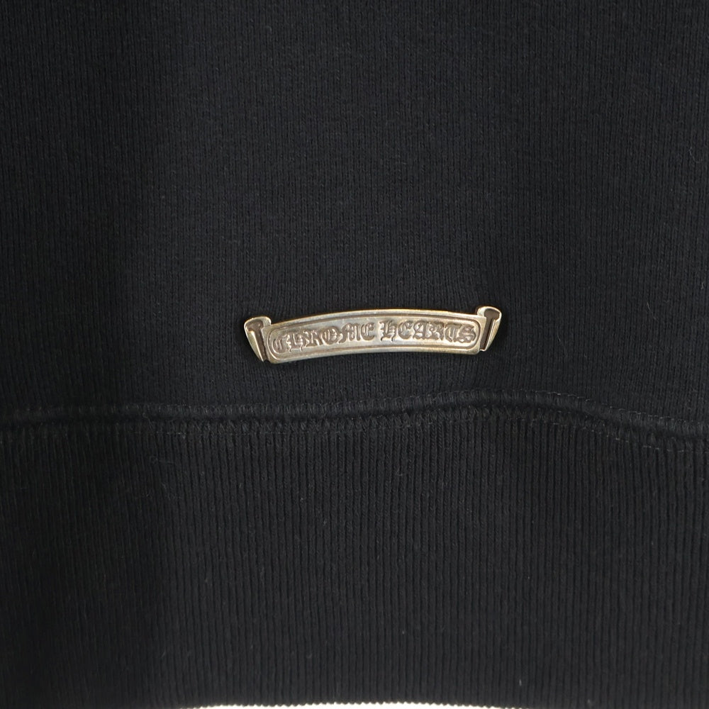 CHROME HEARTS(クロムハーツ) CREW バックCHロゴ刺繍スウェット ブラック