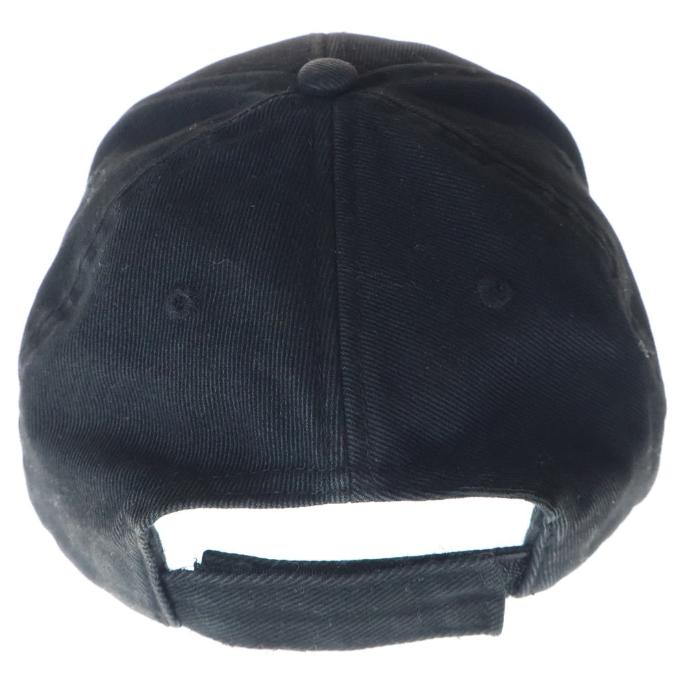 VETEMENTS(ヴェトモン) 17SS Securite Cap MSS17VR5 セキュリティ刺繍 ベースボールキャップ ブラック