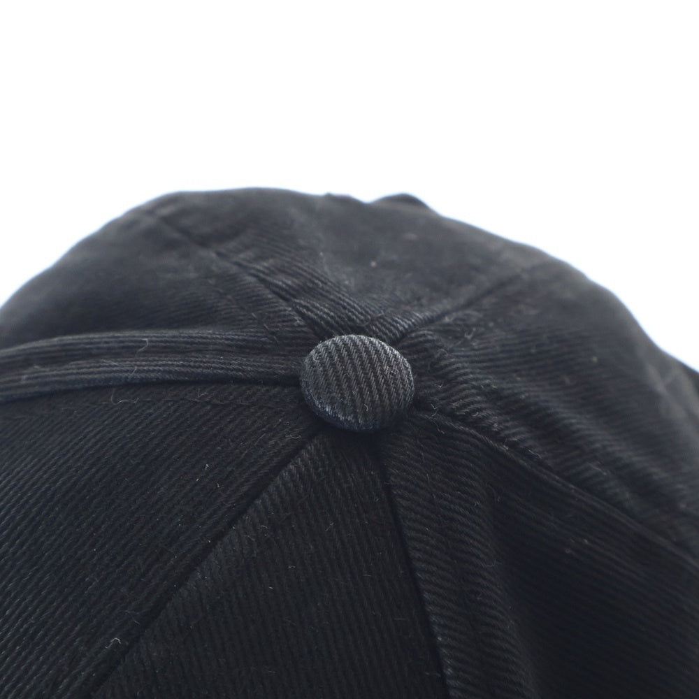 VETEMENTS(ヴェトモン) 17SS Securite Cap MSS17VR5 セキュリティ刺繍 ベースボールキャップ ブラック