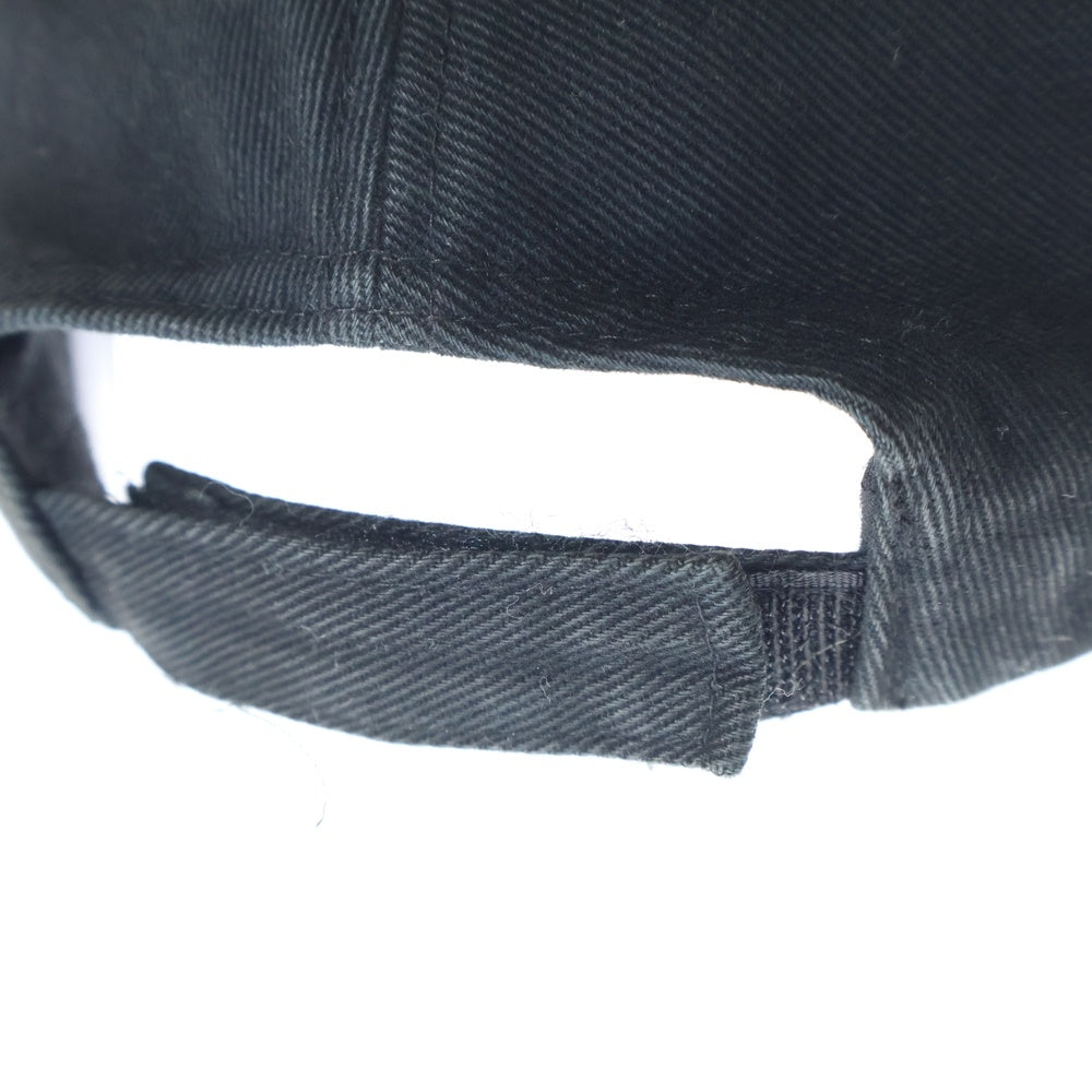 VETEMENTS(ヴェトモン) 17SS Securite Cap MSS17VR5 セキュリティ刺繍 ベースボールキャップ ブラック
