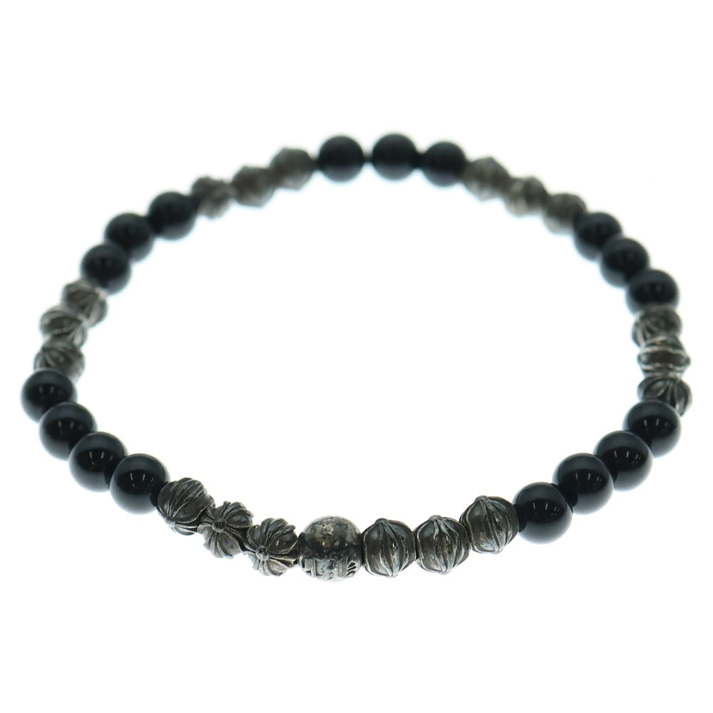 CHROME HEARTS(クロムハーツ) 6mm BEAD 6mm ビーズ ブレスレット シルバー/ブラック
