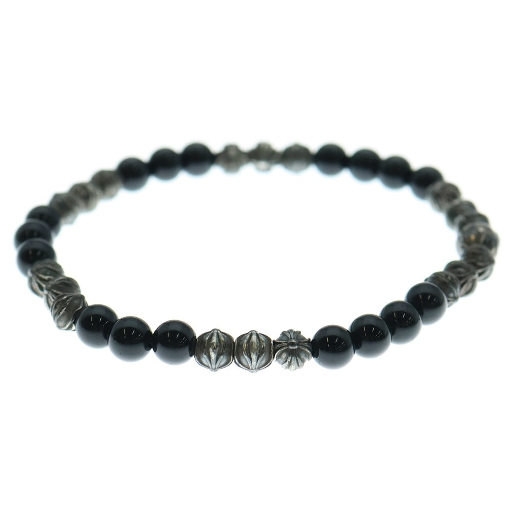 CHROME HEARTS(クロムハーツ) 6mm BEAD 6mm ビーズ ブレスレット シルバー/ブラック