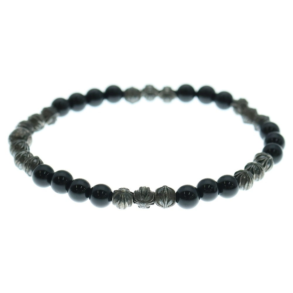 CHROME HEARTS(クロムハーツ) 6mm BEAD 6mm ビーズ ブレスレット シルバー/ブラック
