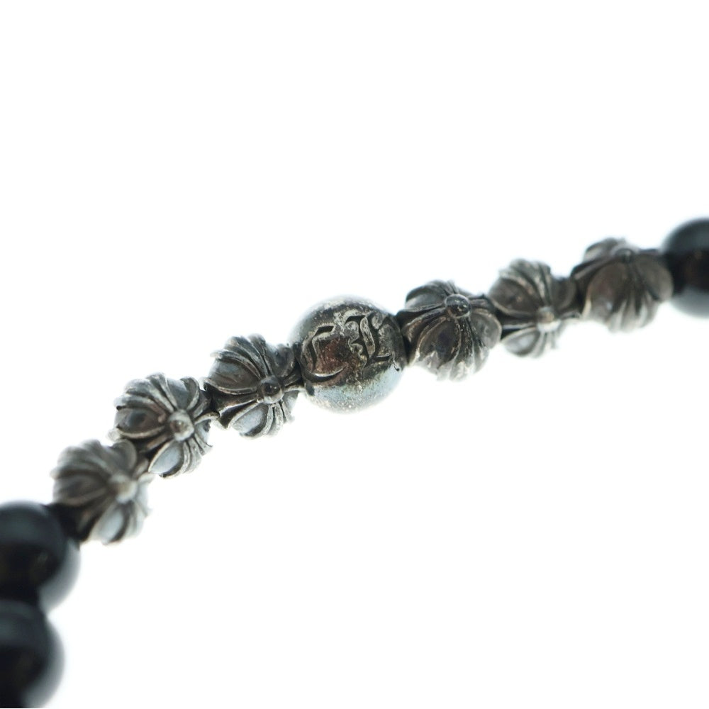 CHROME HEARTS(クロムハーツ) 6mm BEAD 6mm ビーズ ブレスレット シルバー/ブラック
