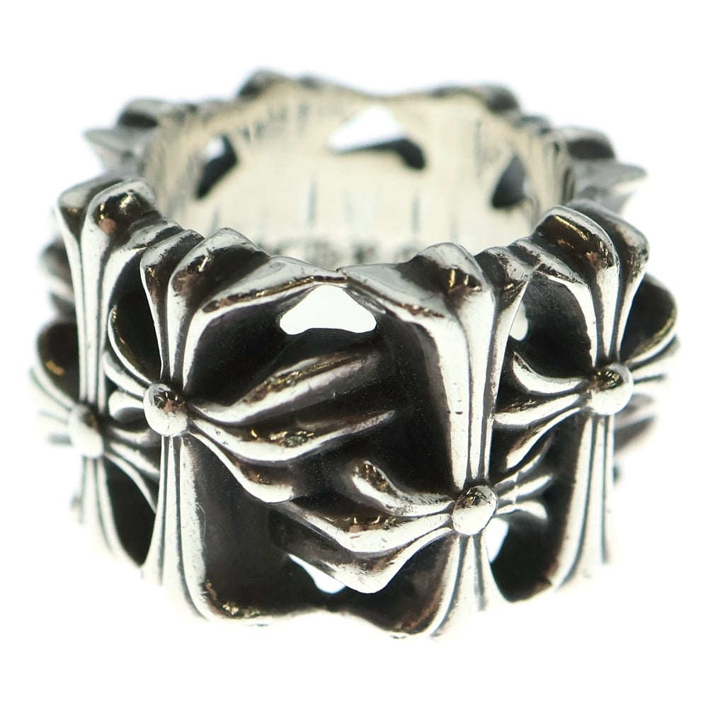 CHROME HEARTS(クロムハーツ) SQUARE CEMETERY スクエアセメタリークロス リング シルバー BCA352