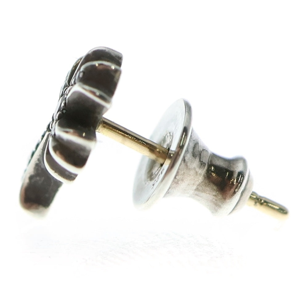 CHROME HEARTS(クロムハーツ) CH CRS 2 FAT P /DIA CHクロスファットスタッドピアス PAVEダイヤ シルバー