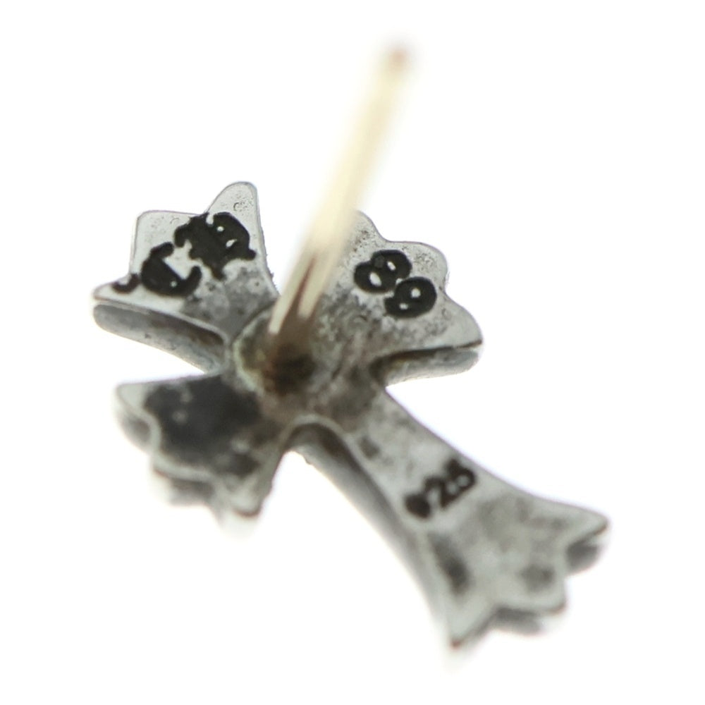 CHROME HEARTS(クロムハーツ) CH CRS 2 FAT P /DIA CHクロスファットスタッドピアス PAVEダイヤ シルバー