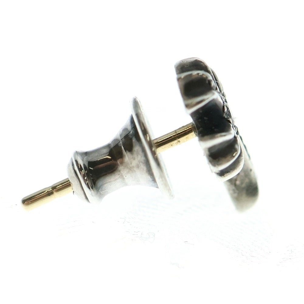 CHROME HEARTS(クロムハーツ) CH CRS 2 FAT P /DIA CHクロスファットスタッドピアス PAVEダイヤ シルバー
