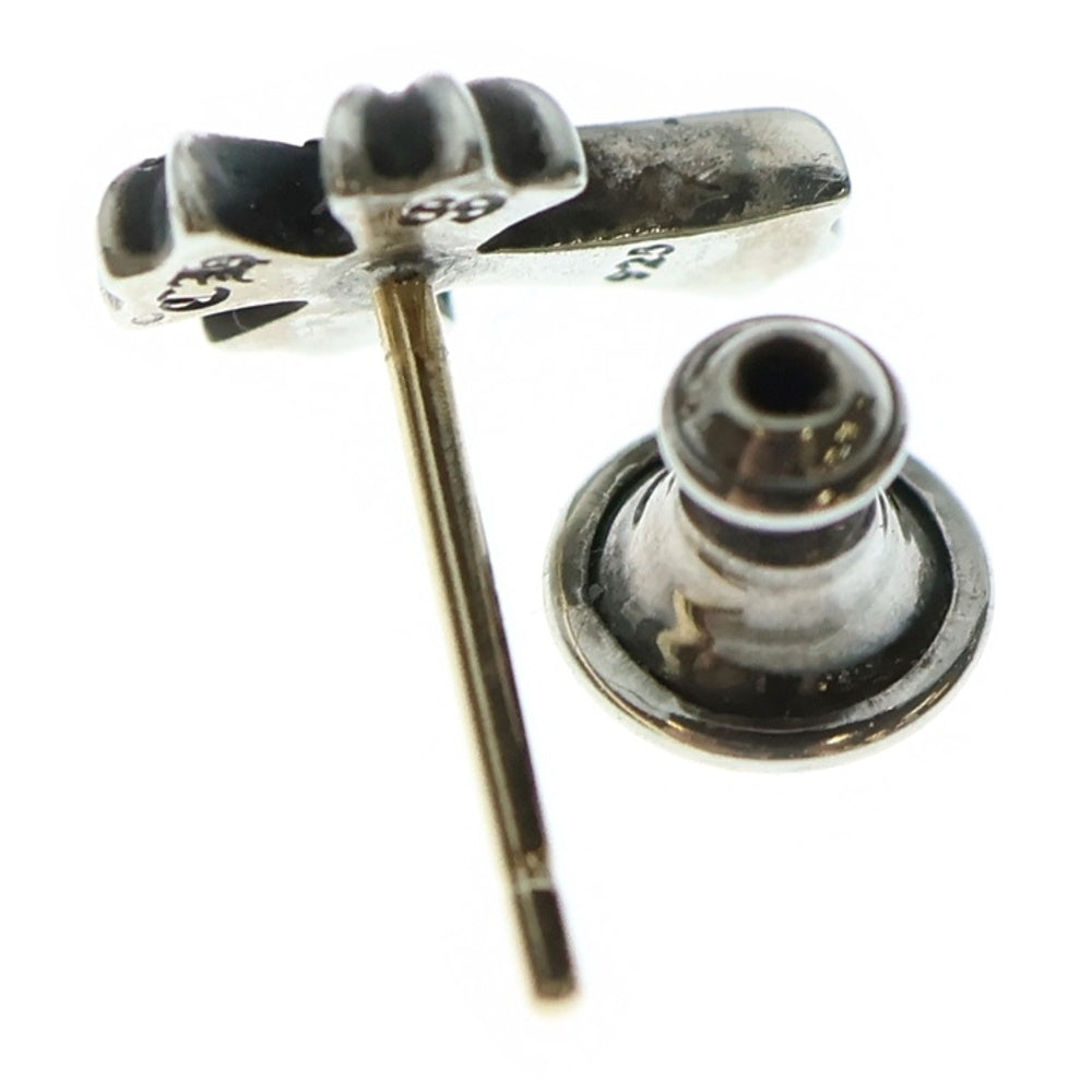 CHROME HEARTS(クロムハーツ) CH CRS 2 FAT P /DIA CHクロスファットスタッドピアス PAVEダイヤ シルバー