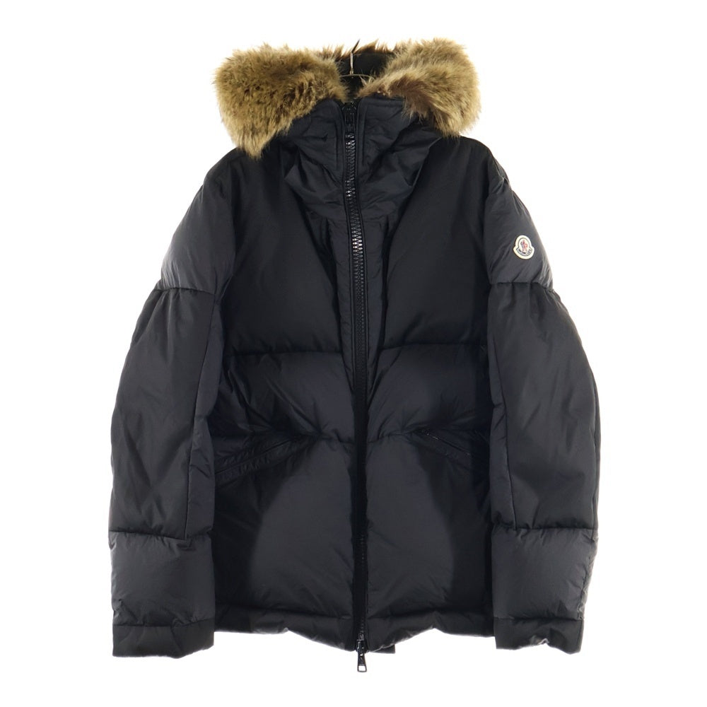 MONCLER(モンクレール) MEIDOB GIUBBOTTO ファー付きフーデッドダウンジャケット H20911A00272 ブラック