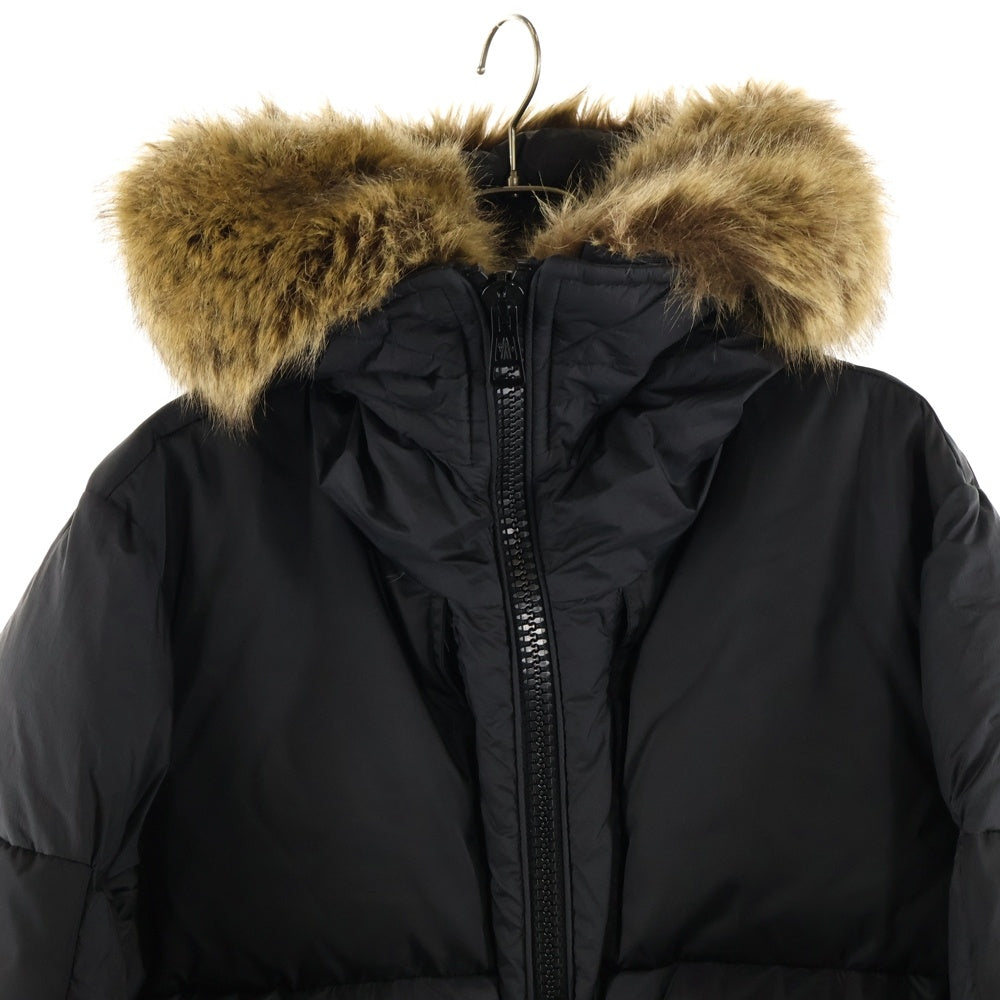 MONCLER(モンクレール) MEIDOB GIUBBOTTO ファー付きフーデッドダウンジャケット H20911A00272 ブラック