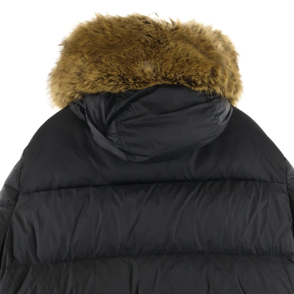 MONCLER(モンクレール) MEIDOB GIUBBOTTO ファー付きフーデッドダウンジャケット H20911A00272 ブラック