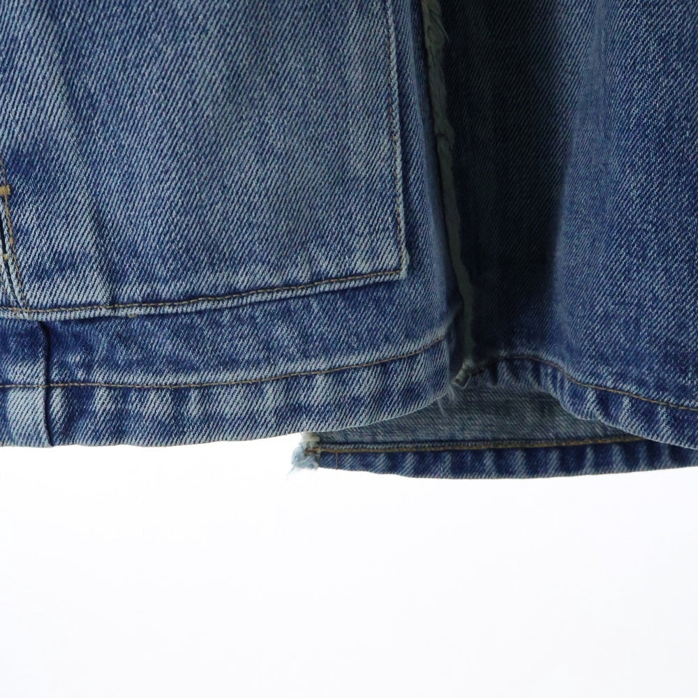 VUJADE(ヴジャデ) DAX SELVEDGE AFFIX CARGO SHORTS IN DENIM ダックスセルヴィッジ アフィックスデニムカーゴ ショーツ ハーフパンツ インディゴブルー