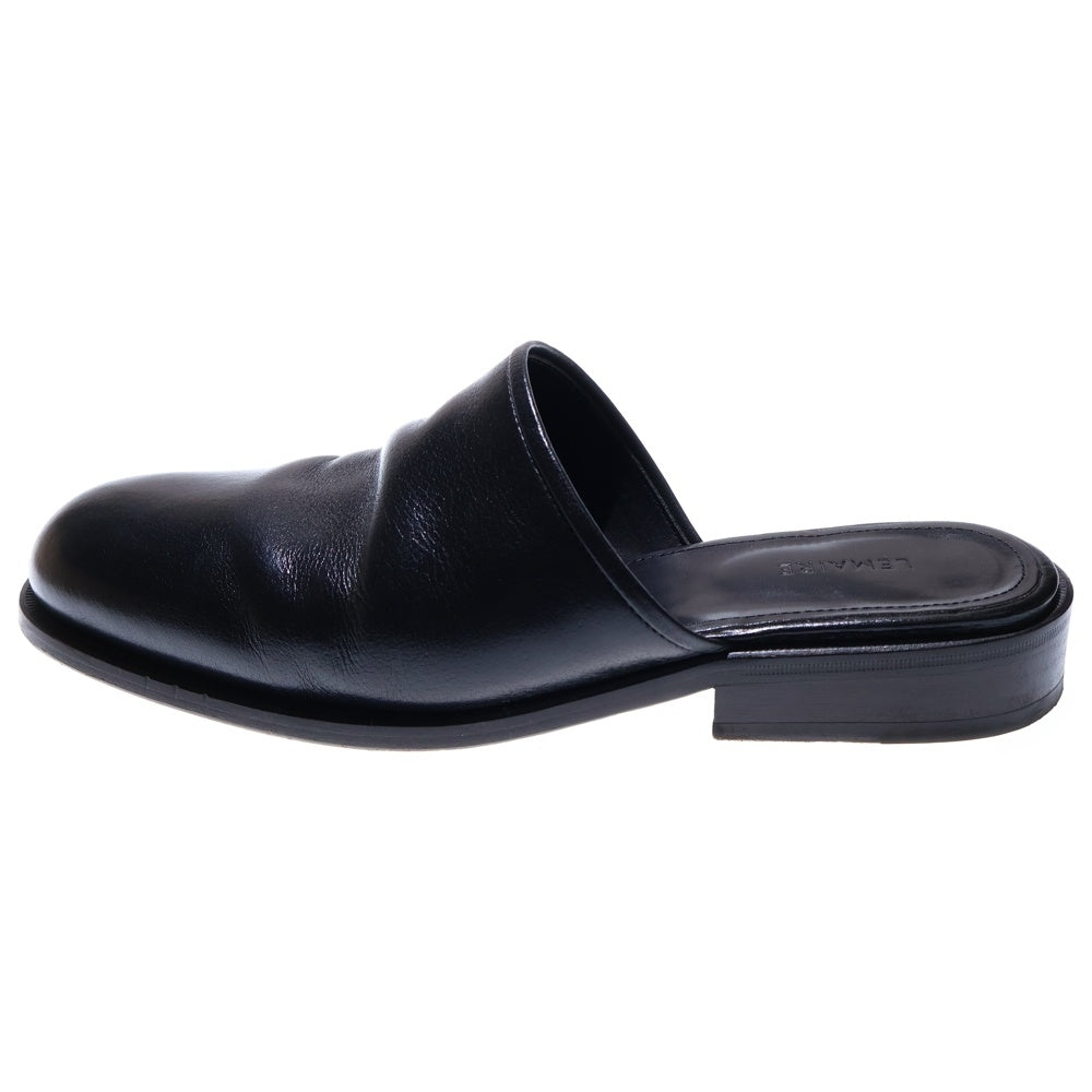 LEMAIRE(ルメール) SQUARE MULE FO0033 LL0042 スクエア レザーミュール ブラック