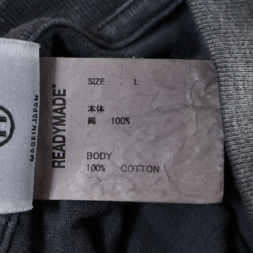READY MADE(レディメイド) 24SS S/S POCKET T-SHIRT ポケット 半袖Tシャツ カットソー ブラック RE-CO-BK-00-00-278