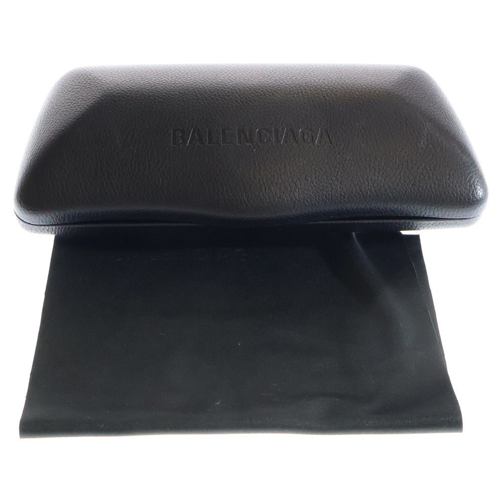 BALENCIAGA(バレンシアガ) Dynasty Rectangle BB0096S-001 ブラックアセテートフレーム ゴールド調金具 サングラス アイウェア ブラック